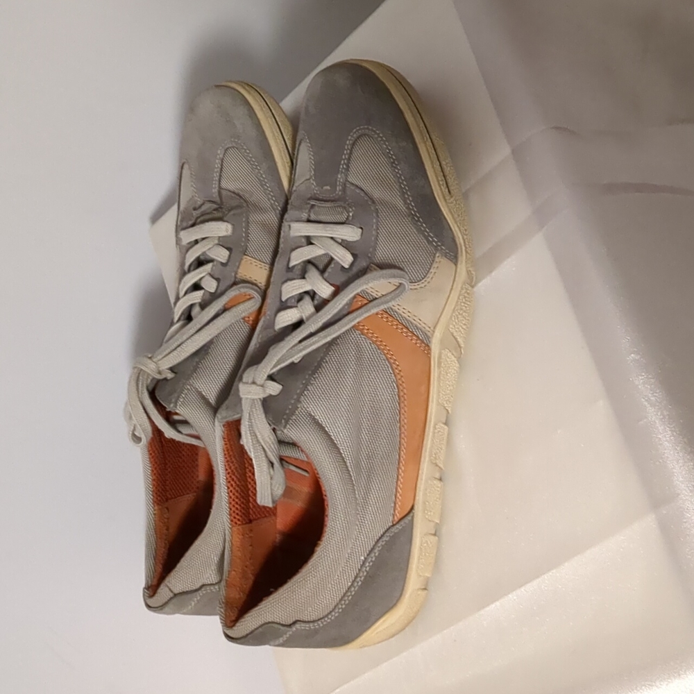 Ecco Men's Leather and Fabric Sneakers